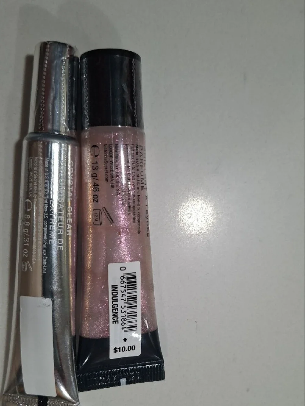 Lot Of 2 Victoria's Secret Total Shine Addict Lip Gloss - Pink Glitter